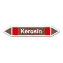 Rohrleitungskennzeichnung „Kerosin“, ohne Piktogramme