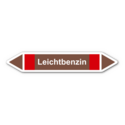 Rohrleitungskennzeichnung „Leichtbenzin“, ohne Piktogramme