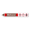 Rohrleitungskennzeichnung „Methanol“