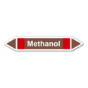 Rohrleitungskennzeichnung „Methanol“, ohne Piktogramme