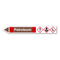 Rohrleitungskennzeichnung „Petroleum“