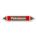 Rohrleitungskennzeichnung „Petroleum“, ohne Piktogramme