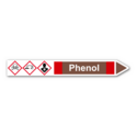 Rohrleitungskennzeichnung „Phenol“
