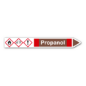 Rohrleitungskennzeichnung „Propanol“