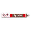 Rohrleitungskennzeichnung „Pyridin“