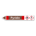 Rohrleitungskennzeichnung „Pyridin“