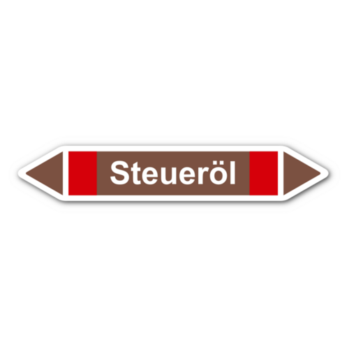 Rohrleitungskennzeichnung „Steueröl“