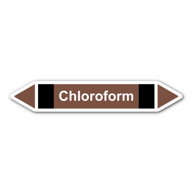Rohrleitungskennzeichnung „Chloroform“