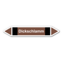 Rohrleitungskennzeichnung „Dickschlamm“
