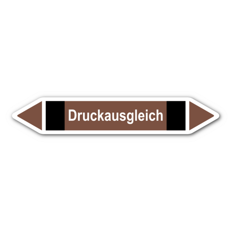 Rohrleitungskennzeichnung „Druckausgleich“