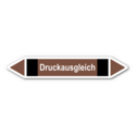 Rohrleitungskennzeichnung „Druckausgleich“