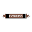 Rohrleitungskennzeichnung „Dünnschlamm“