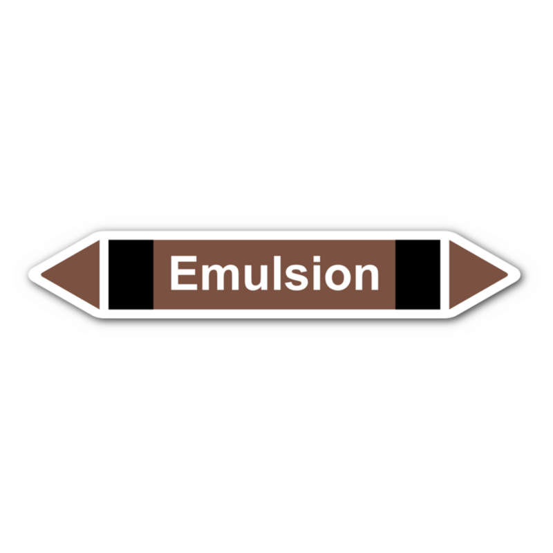 Rohrleitungskennzeichnung „Emulsion“