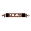 Rohrleitungskennzeichnung „Fäkalien“