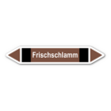 Rohrleitungskennzeichnung „Frischschlamm“
