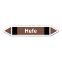 Rohrleitungskennzeichnung „Hefe“