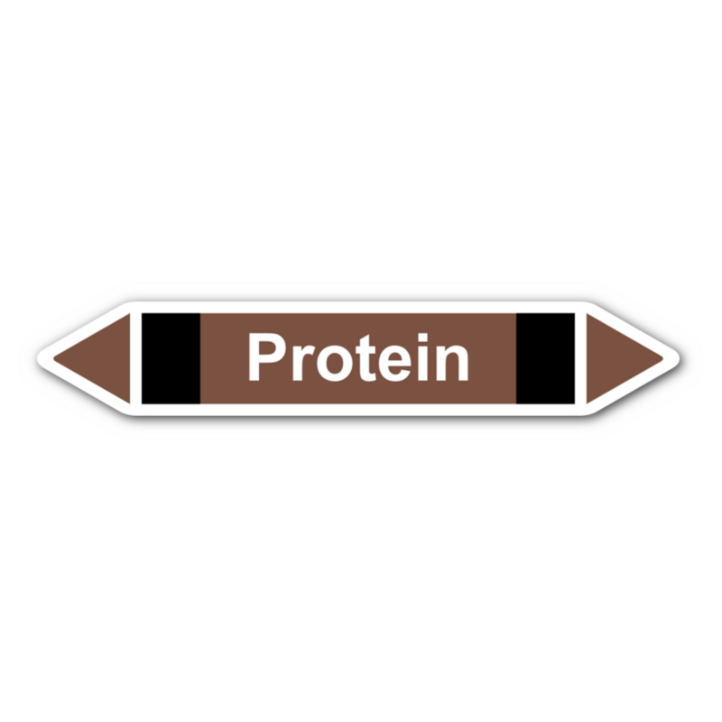 Rohrleitungskennzeichnung „Protein“