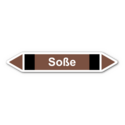 Rohrleitungskennzeichnung „Soße“