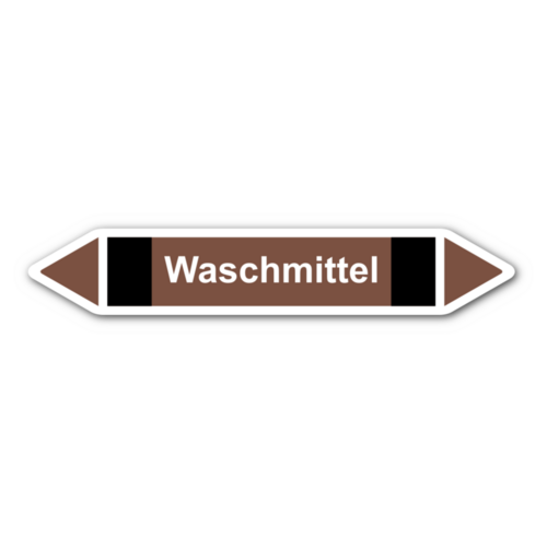 Rohrleitungskennzeichnung „Waschmittel“