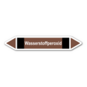 Rohrleitungskennzeichnung „Wasserstoffperoxid“, ohne Piktogramme