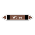 Rohrleitungskennzeichnung „Würze“