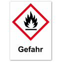 GHS Etikett „Flamme“ GHS02