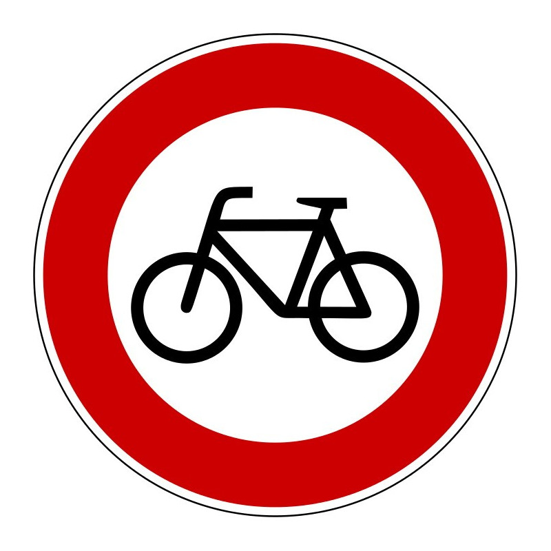 Verbot für Radfahrer - StVO-254