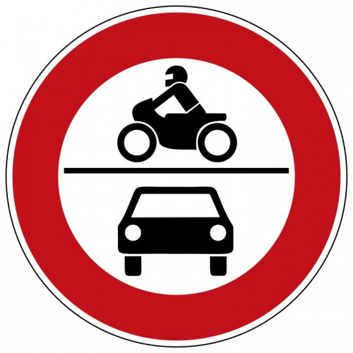 Verbot für Kraftwagen und Krafträder - StVO-260
