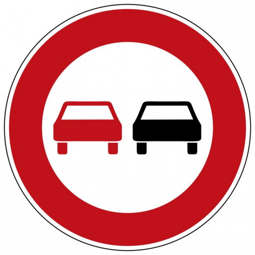 Überholverbot für Kraftfahrzeuge aller Art - StVO-276