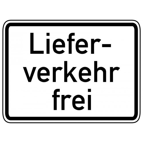 Lieferverkehr frei - StVO-1026-35