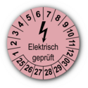 Elektrisch geprüft, rosa