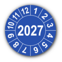 Jahresprüfplakette mit vierstelliger Jahreszahl, 2023