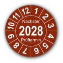 Jahresprüfplakette „Nächster Prüftermin“, 2023