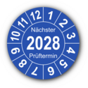 Jahresprüfplakette „Nächster Prüftermin“, 2023