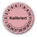 Kalibriert, rosa