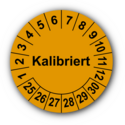 Kalibriert, orange
