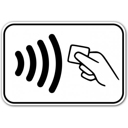 Symbol „Kontaktloses zahlen“