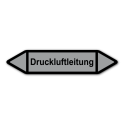 Rohrleitungskennzeichnung „Druckluftleitung“, Etikett zum Aufkleben