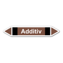 Rohrleitungskennzeichnung „Additiv“, Etikett zum Aufkleben