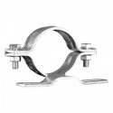Rohrschelle T-Version R107 48mm Ø - 60mm Ø 76mm Ø – Lochabstand 70 mm – Stahl