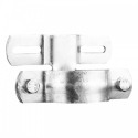 Rohrschelle T-Version R107 48mm Ø - 60mm Ø 76mm Ø – Lochabstand 70 mm – Stahl