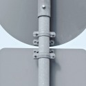 Rohrschelle T-Version R107 48mm Ø - 60mm Ø 76mm Ø – Lochabstand 70 mm – Stahl