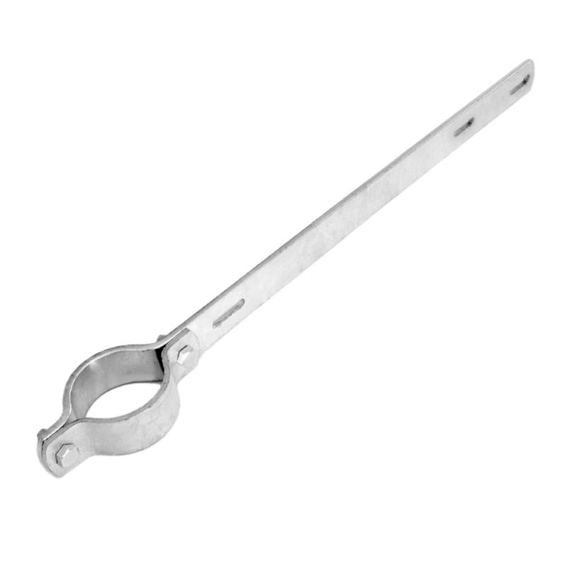 Ausleger-Rohrschelle ER035 - Einarmschelle 42 mm Ø - 133 mm Ø - Lochabstand 350 mm - 900 mm
