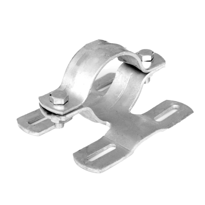 Rohrschelle T-Version R107 D mit Doppelsteg 60 mm Ø - Lochabstand 70 mm