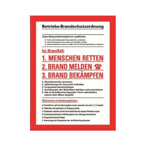 Betriebsbrandschutzordnung