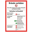 Brände verhüten, DIN 14096, Brandschutzordnung Teil A