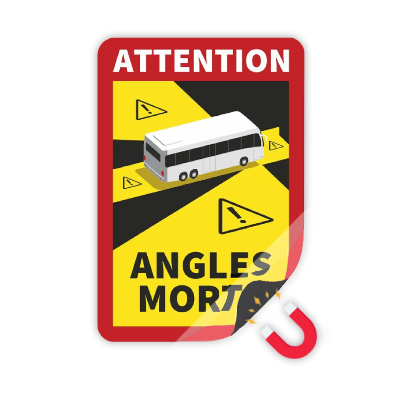Angles Morts Bus Magnetfolie