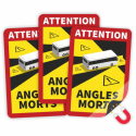 Angles Morts Bus Saugnapffolie 3x - Set