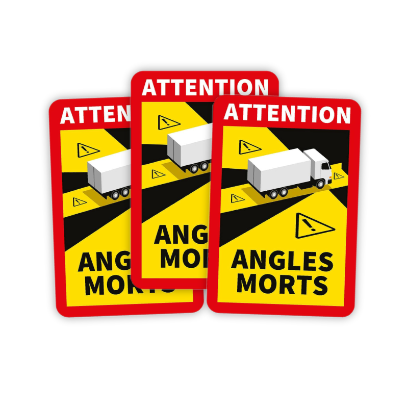 Angles Morts LKW Saugnapffolie 3x - Set