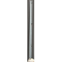 Absperrnetz-Einschlagstab, angespitzt, mit 3 ausgestanzten Einhängeschlaufen